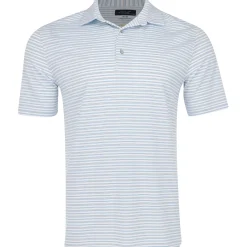 Greg Norman Golf Shirts^75 TRETCH Day Off tripe hirt Poo hort eeve Gof Appare