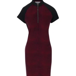 Greg Norman Ladies Golf Apparel^75 tretch Night Gator / Zip Dre Poo hort eeve Gof Appare