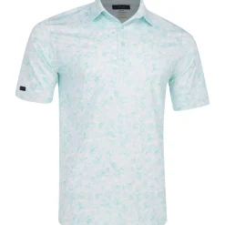 Greg Norman Golf Shirts^75 tretch and Doar Print hirt Poo hort eeve Gof Appare