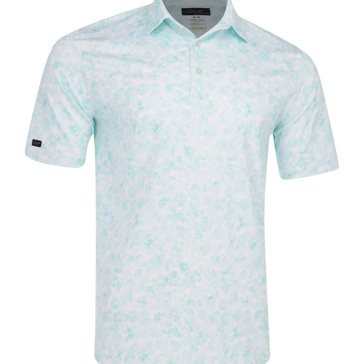 Greg Norman Golf Shirts^75 tretch and Doar Print hirt Poo hort eeve Gof Appare