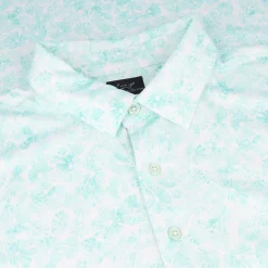 Greg Norman Golf Shirts^75 tretch and Doar Print hirt Poo hort eeve Gof Appare