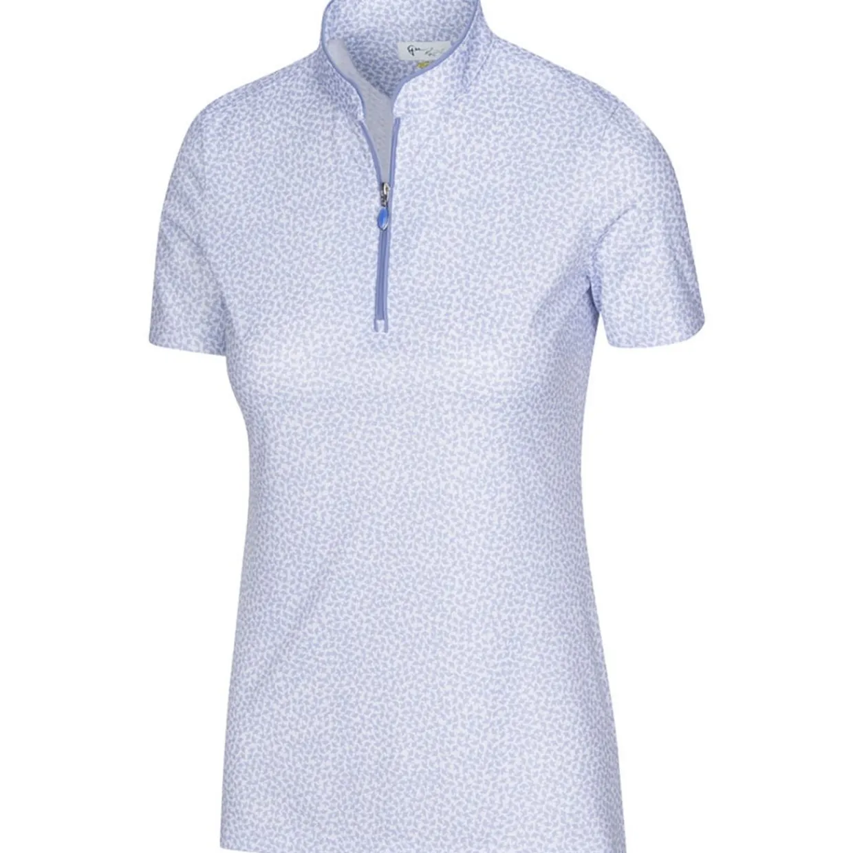 Greg Norman Ladies Golf Apparel^75 Ubrea Print hirt Poo hort eeve Gof Appare
