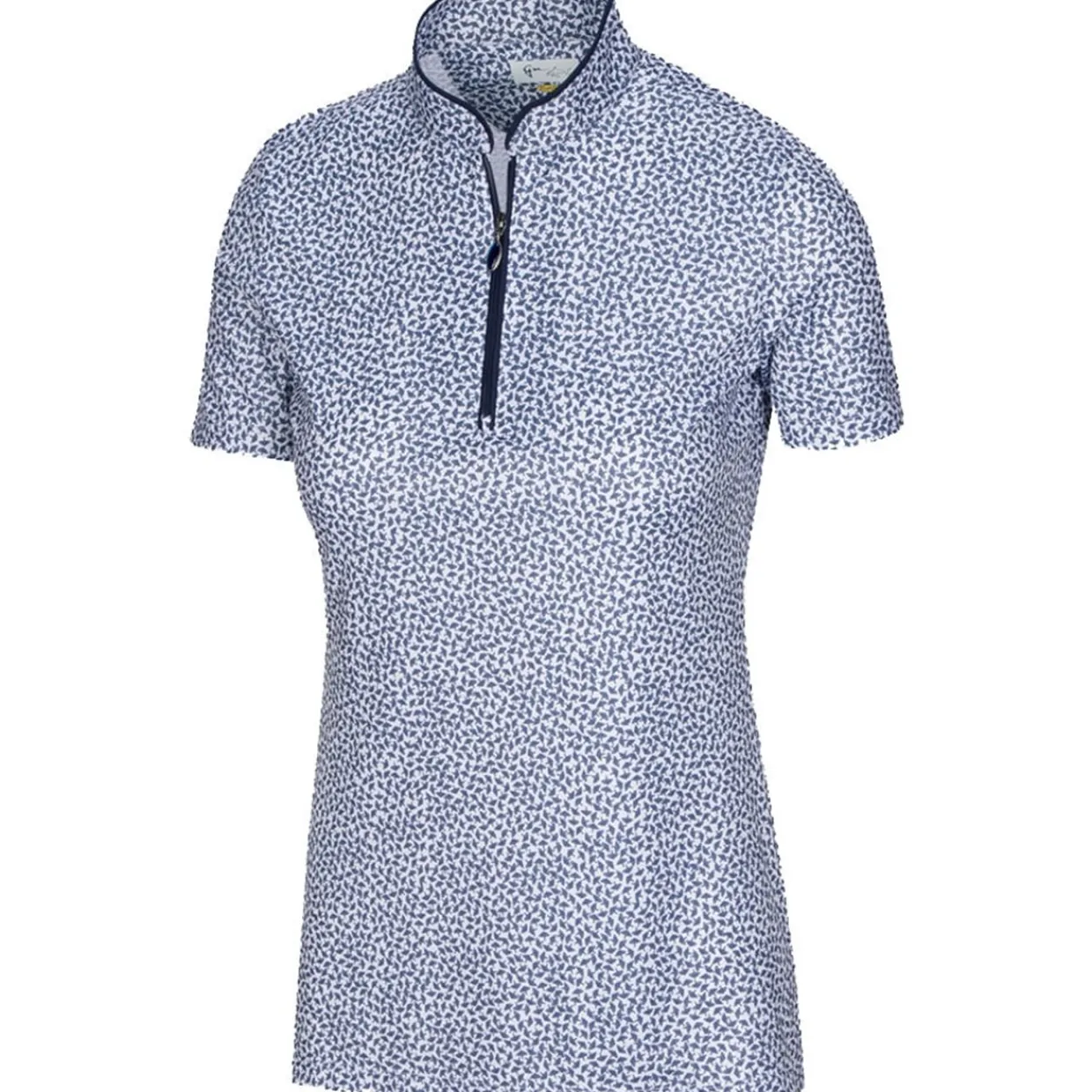 Greg Norman Ladies Golf Apparel^75 Ubrea Print hirt Poo hort eeve Gof Appare