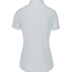Greg Norman Ladies Golf Apparel^75 Ubrea Print hirt Poo hort eeve Gof Appare