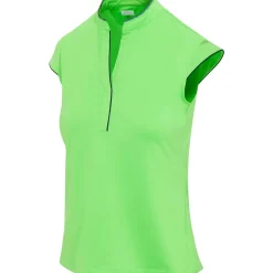 Greg Norman Ladies Golf Apparel^Oivette eevee hirt Poo hort eeve Gof Appare