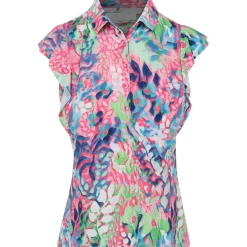 Greg Norman Ladies Golf Apparel^Roa 75 tretch eevee hirt Poo hort eeve Gof Appare