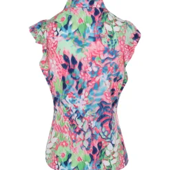 Greg Norman Ladies Golf Apparel^Roa 75 tretch eevee hirt Poo hort eeve Gof Appare