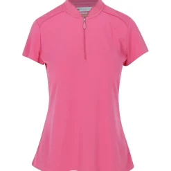 Greg Norman Ladies Golf Apparel^caop Coar hirt Poo hort eeve Gof Appare