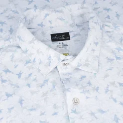 Greg Norman Golf Shirts^ea hark 75 Poo hirt Poo hort eeve Gof Appare