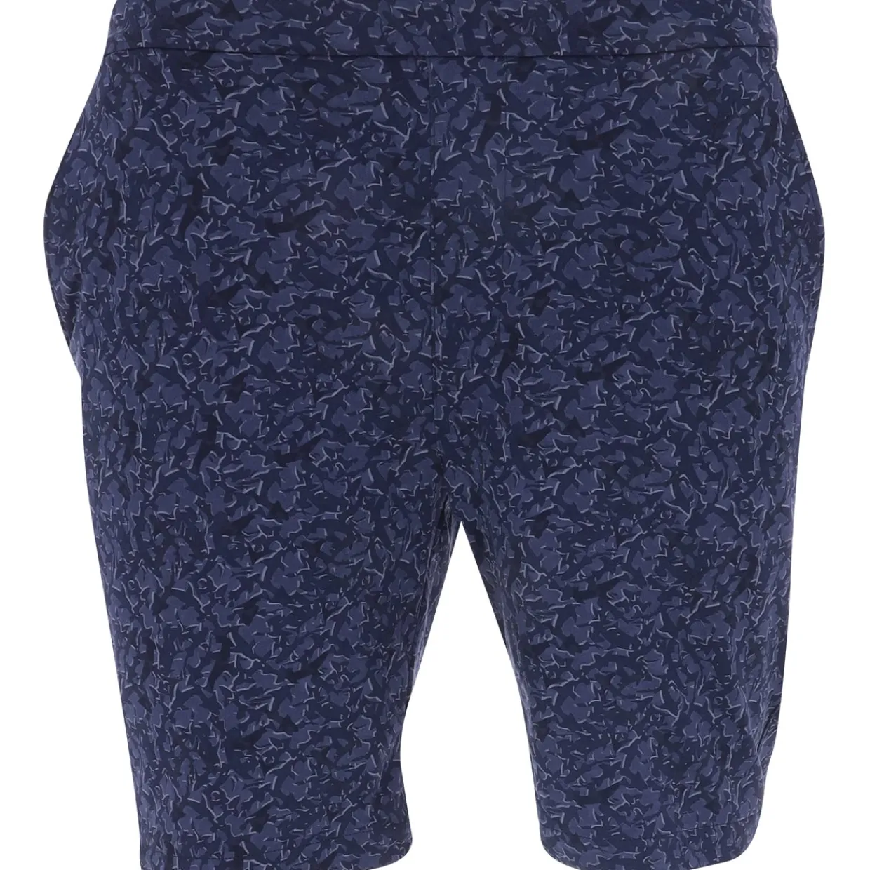 Greg Norman Golf Shorts|Mens Golf Apparel^Shiver Shark Pull-On Short Shorts Flat Front Golf Apparel