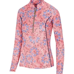Greg Norman Ladies Golf Apparel^oar XP Epic 1/2 Zip Outerwear Puover Gof Appare