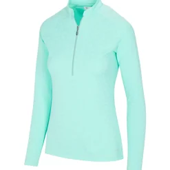 Greg Norman Ladies Golf Apparel^oar XP Grotto 1/2 Zip Outerwear Puover Gof Appare