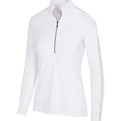 Greg Norman Ladies Golf Apparel^oar XP Heene 1/2 Zip Outerwear Puover Gof Appare