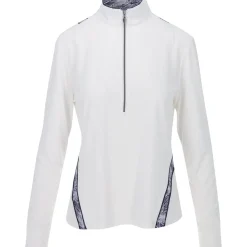 Greg Norman Ladies Golf Apparel^oar XP Journey Haf-Zip Outerwear Puover Gof Appare