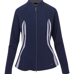 Greg Norman Ladies Golf Apparel^oar XP Tropic Warp-Knit Fu-Zip Outerwear Jacket Gof Appare