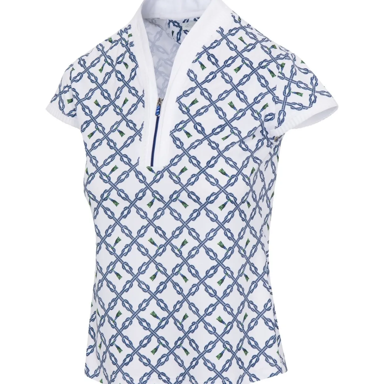 Greg Norman Ladies Golf Apparel^Taroina Capped-eeve hirt Poo hort eeve Gof Appare