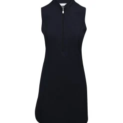 Greg Norman Ladies Golf Apparel^Tech Warp-Knit eevee Zip Dre Poo hort eeve Gof Appare