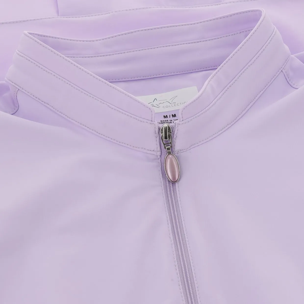 Greg Norman Ladies Golf Apparel^Tech Warp-Knit eevee Zip Dre Poo hort eeve Gof Appare