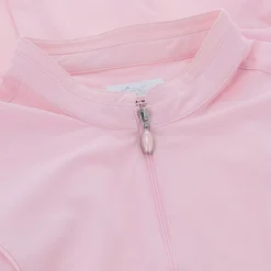 Greg Norman Ladies Golf Apparel^Tech Warp-Knit eevee Zip Dre Poo hort eeve Gof Appare