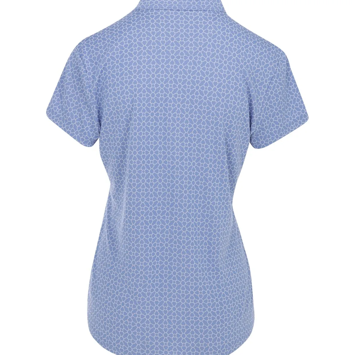 Greg Norman Ladies Golf Apparel^Trei Jacquard Button hirt Poo hort eeve Gof Appare
