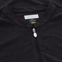 Greg Norman Ladies Golf Apparel^Tweed Jacquard eevee Zip ock hirt Poo hort eeve Gof Appare