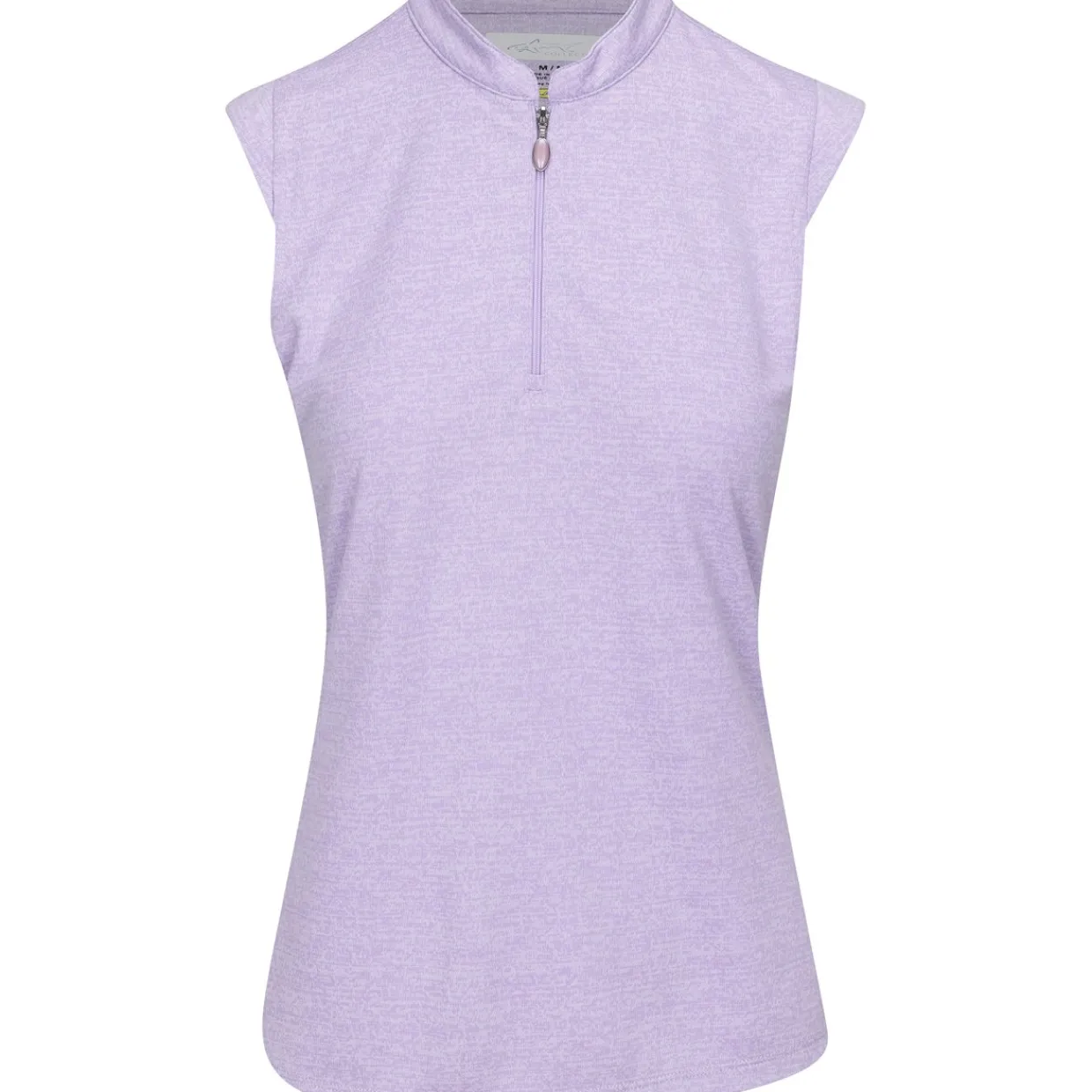 Greg Norman Ladies Golf Apparel^Tweed Jacquard eevee Zip ock hirt Poo hort eeve Gof Appare