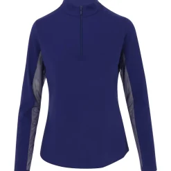 IBKUL Ladies Golf Apparel^Eentia Zip ock hirt Poo ong eeve Gof Appare