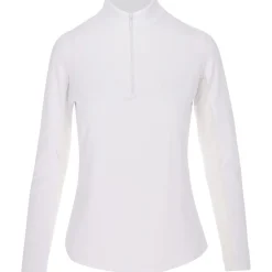 IBKUL Ladies Golf Apparel^Eentia Zip ock hirt Poo ong eeve Gof Appare