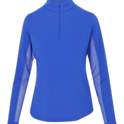 IBKUL Ladies Golf Apparel^Eentia Zip ock hirt Poo ong eeve Gof Appare