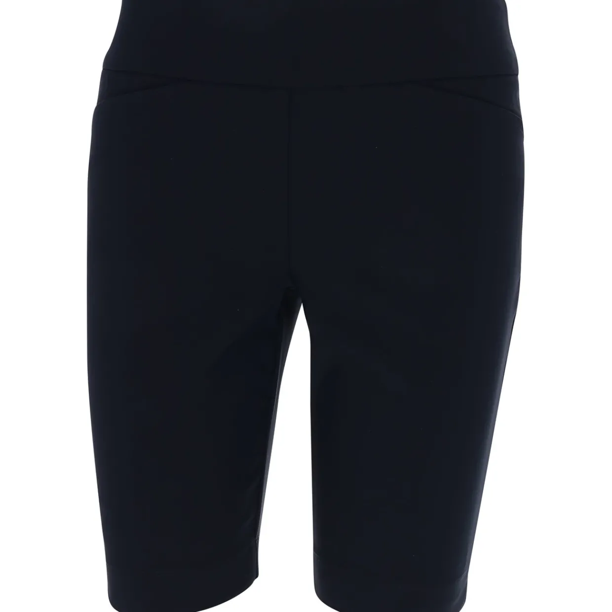 IBKUL Ladies Golf Apparel^Essential Stretch Woven Bermuda Shorts Flat Front Golf Apparel