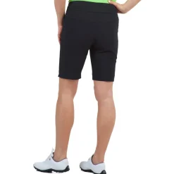 IBKUL Ladies Golf Apparel^Essential Stretch Woven Bermuda Shorts Flat Front Golf Apparel