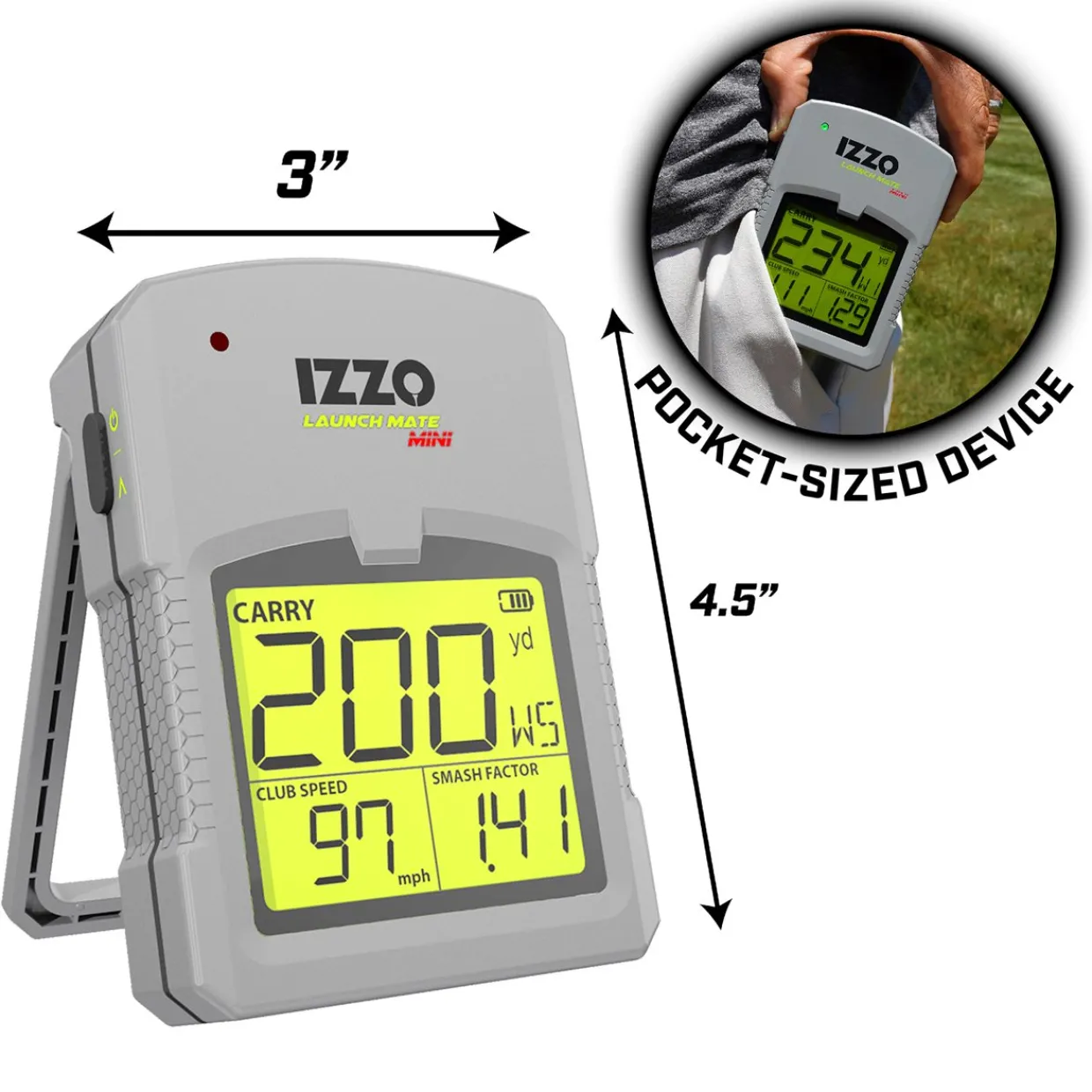 Izzo Launch Monitors|Launch Monitors^Launch Mate Mini Launch Monitor Swing Trainers Analyzers