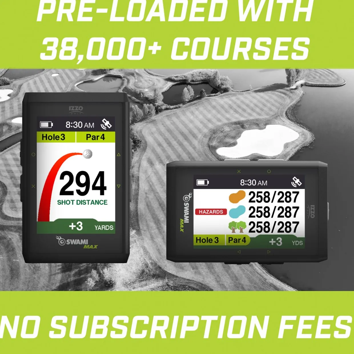 Izzo Golf Gps & Range Finders^Swami Max GPS/Range Finders