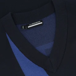 J. Lindeberg Sweaters^Davi Knitted V-neck weater Vet Gof Appare