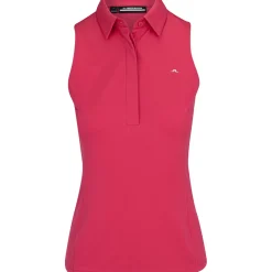 J. Lindeberg Ladies Golf Apparel^Dena eevee hirt Poo hort eeve Gof Appare