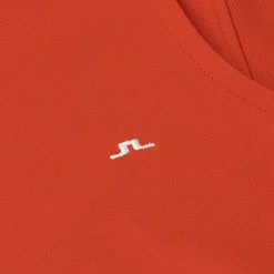 J. Lindeberg Ladies Golf Apparel^Dena eevee hirt Poo hort eeve Gof Appare