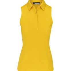 J. Lindeberg Ladies Golf Apparel^Dena eevee hirt Poo hort eeve Gof Appare