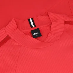 JDX Ladies Golf Apparel^Hannah tripe hirt Poo ong eeve Gof Appare