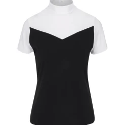 JDX Ladies Golf Apparel^herri Cobo Grid hirt Poo ong eeve Gof Appare