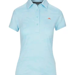J. Lindeberg Ladies Golf Apparel^Aaya Jacquard Gof hirt Poo hort eeve Gof Appare