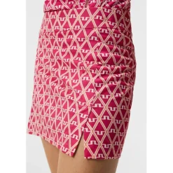 J. Lindeberg Ladies Golf Apparel^Aeie Gof Print kort Reguar Gof Appare