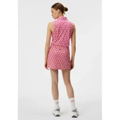 J. Lindeberg Ladies Golf Apparel^Aeie Gof Print kort Reguar Gof Appare