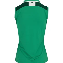 J. Lindeberg Ladies Golf Apparel^Annika hirt Poo hort eeve Gof Appare