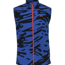 J. Lindeberg Outerwear^Ah ight Packabe Print Outerwear Vet Gof Appare