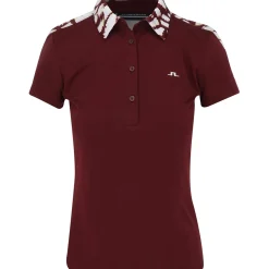 J. Lindeberg Ladies Golf Apparel^Cara hirt Poo hort eeve Gof Appare