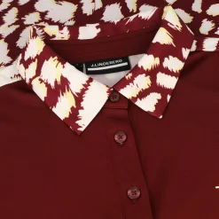 J. Lindeberg Ladies Golf Apparel^Cara hirt Poo hort eeve Gof Appare