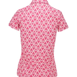 J. Lindeberg Ladies Golf Apparel^Cara hirt Poo hort eeve Gof Appare