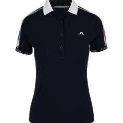 J. Lindeberg Ladies Golf Apparel^Daai hirt Poo hort eeve Gof Appare