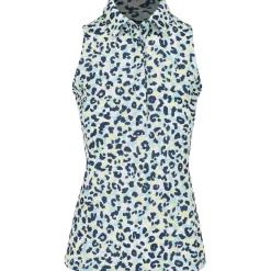 J. Lindeberg Ladies Golf Apparel^Dena Print eevee hirt Poo hort eeve Gof Appare