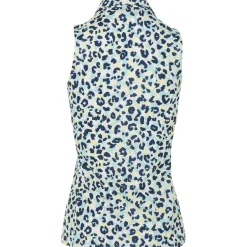 J. Lindeberg Ladies Golf Apparel^Dena Print eevee hirt Poo hort eeve Gof Appare